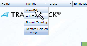 Training View Edit